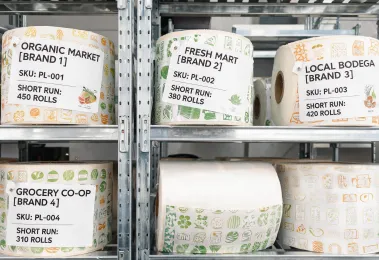 Private label packaging run