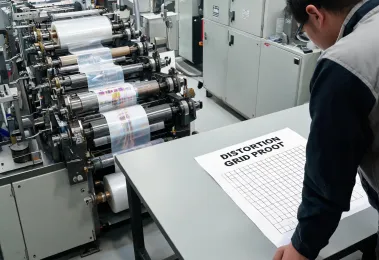 Shrink sleeve label printing